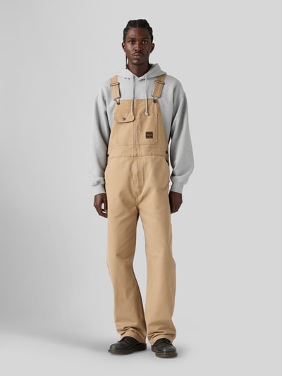 Levi's® relaxed fit tuinbroek van puur katoen model 'TIGER' Beige - 4