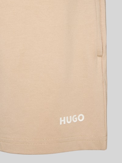 HUGO Korte pyjamabroek met elastische band Beige - 2
