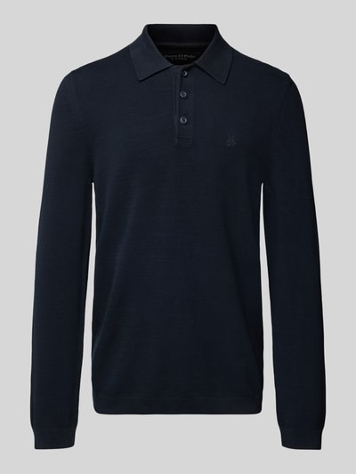 Marc O'Polo Regular Fit Strick-Shirt aus reiner Baumwolle Marine 2