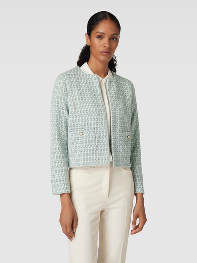 Zero Blazer met all-over motief Lichtgroen - 4