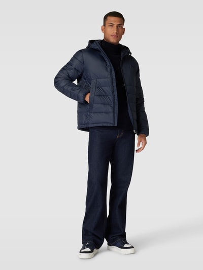 Tommy Hilfiger Gewatteerd jack met labelpatch, model 'PACKABLE’ Marineblauw - 1