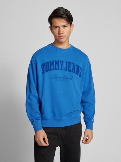 Tommy Jeans Sweatshirt mit Label-Details Royal 4