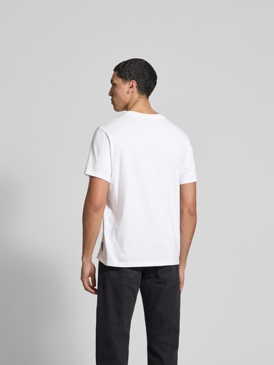 Moose Knuckles Regular fit T-shirt van katoen Wit - 5