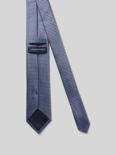 Prince Bowtie Zijden stropdas met logopatch (7 cm) Marineblauw - 2