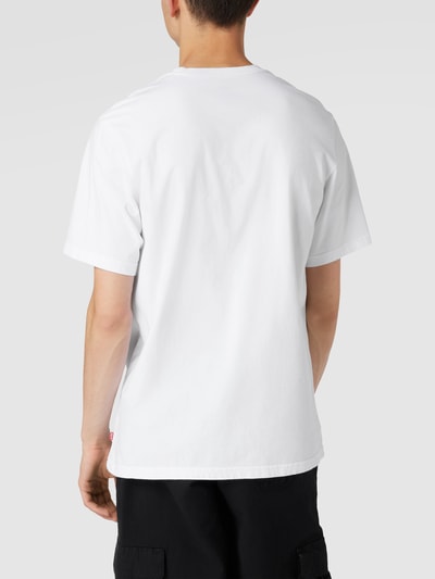 Levi's® Relaxed Fit T-Shirt mit Label-Print Weiss 5