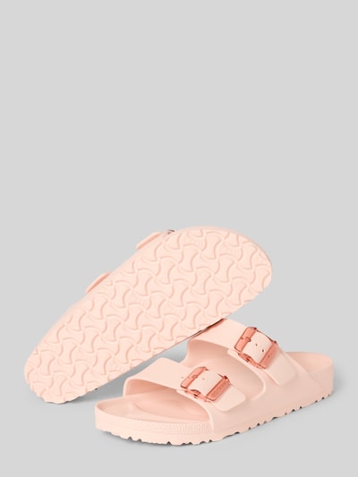 Birkenstock Slides mit Dornschließen Modell 'ARIZONA STEALTH BUCKLE' Hellrosa 4