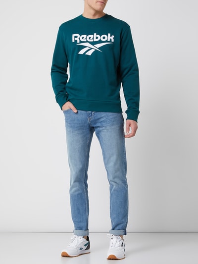 Reebok Bluza z nadrukiem z logo  Zielony 1