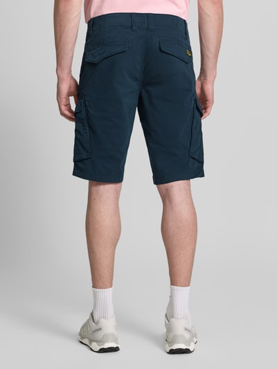 PME Legend Tapered Fit Cargo Bermudas mit Pattentaschen Modell 'Nordrop' Marine 5