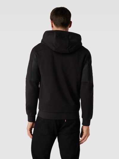 EA7 Emporio Armani Sweatjack met labeldetail Zwart - 5