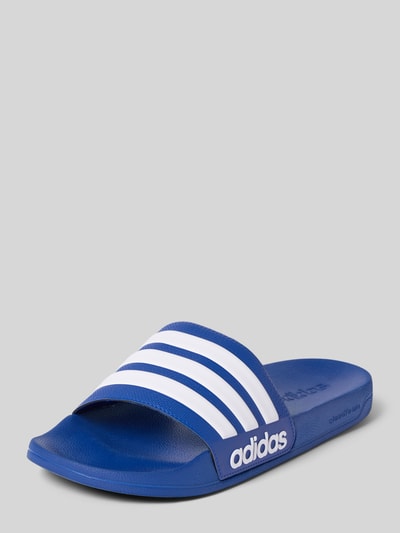 adidas Sportswear Badslippers met contraststrepen Koningsblauw - 1