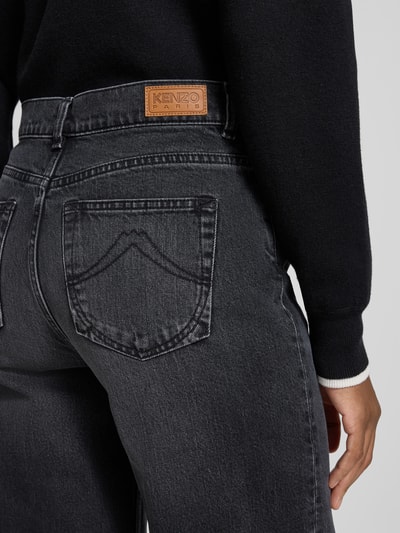 Kenzo Wide Fit Jeans in 7/8-Länge Dunkelgrau 3