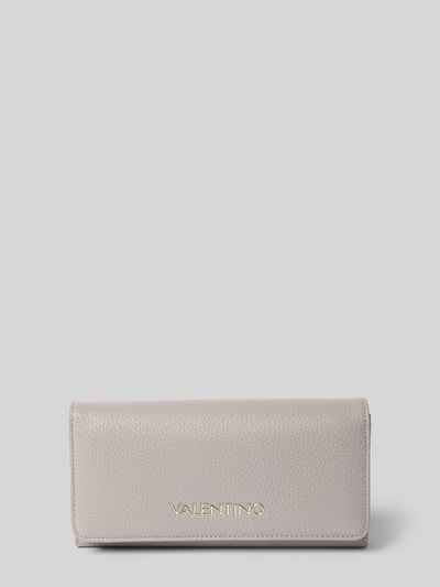 VALENTINO BAGS Portemonnee met labelopschrift, model 'ALEXIA' Lichtgrijs - 1