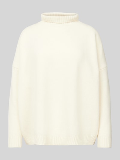 Weekend Max Mara Strickpullover mit Stehkragen Modell 'BORGIA' Offwhite 1