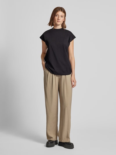 LeGer by Lena Gercke Wide leg stoffen broek met bandplooien, model 'Draco' Beige - 1