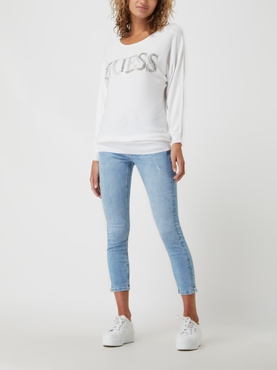 Guess Shirt met vleermuismouwen model 'Tabitha' Wit - 1