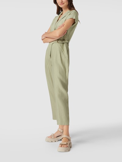 Lauren Ralph Lauren Jumpsuit met linnen Lindegroen - 4