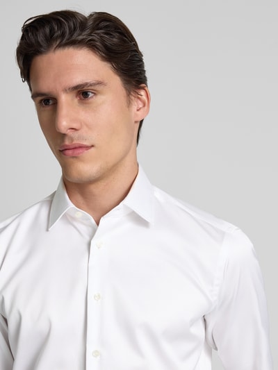 Christian Berg Men Regular fit zakelijk overhemd met kentkraag Wit - 3