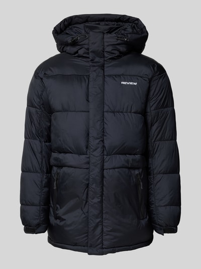 REVIEW Steppjacke mit Kapuze Black 2