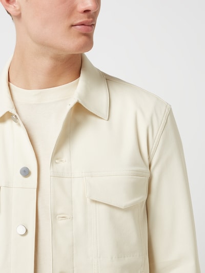 Theory Jacke aus Twill Modell 'River' Offwhite 3