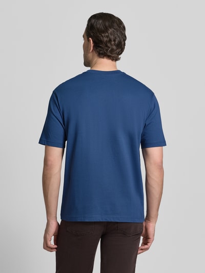 MCNEAL Regular Fit T-Shirt aus reiner Baumwolle Rauchblau 5