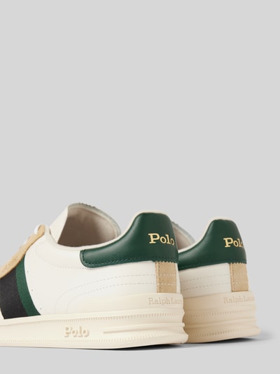 Polo Ralph Lauren Ledersneaker im Colour-Blocking-Design Modell 'AREA' Beige 2