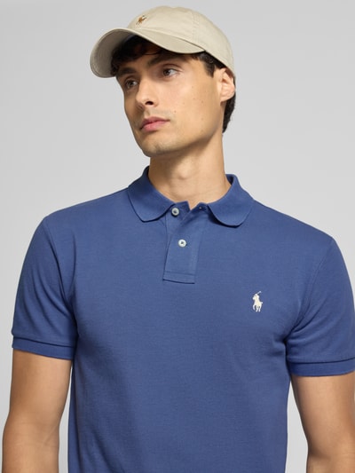 Polo Ralph Lauren Poloshirt met labelstitching Lichtblauw - 3