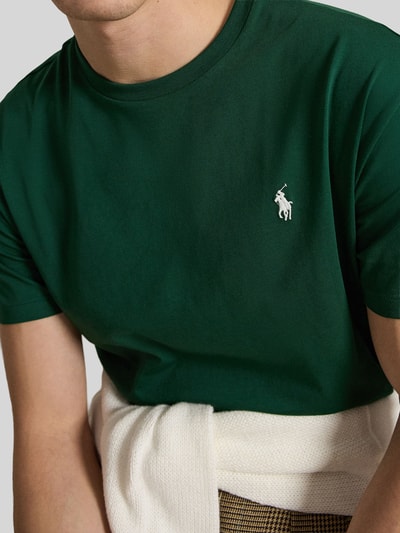 Polo Ralph Lauren Regular Fit T-Shirt aus reiner Baumwolle Gruen 3