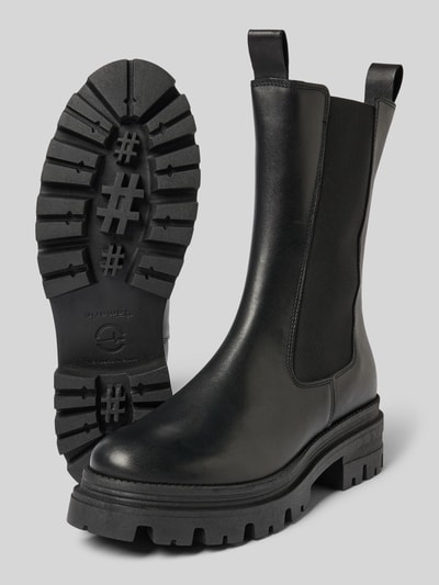 Tamaris Buty chelsea z prawdziwej skóry bydlęcej Czarny 4