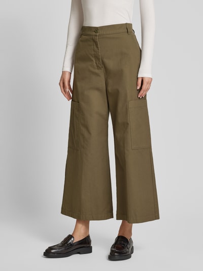 Weekend Max Mara Hose mit  Cargotaschen Modell 'QUIZ' Khaki 4