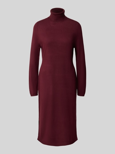 s.Oliver RED LABEL Strickkleid aus Viskose-Mix Bordeaux 2