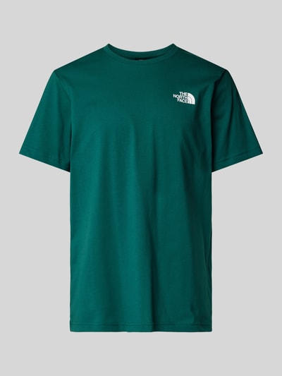 The North Face T-shirt met labelprint Groen - 2