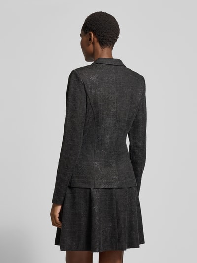 ICHI Slim fit blazer met reverskraag, model 'Kate' Zwart - 5