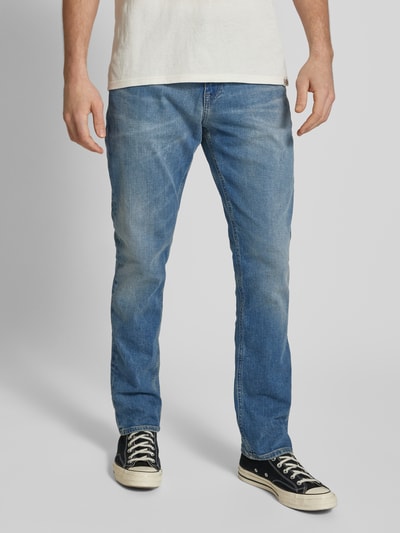 Tommy Jeans Jeansy o kroju slim fit z 5 kieszeniami model ‘SCANTON’ Jeansowy niebieski 4