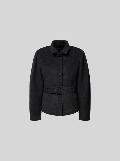 ROTATE Oversized Jacke mit Taillengürtel Dunkelgrau 2
