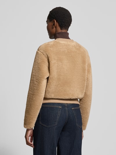 Someday Kurtka ze sztucznego futra Beżowy melanż 5