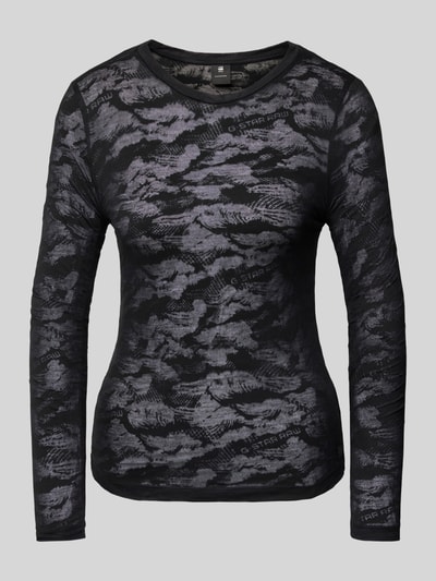 G-Star Raw Longsleeve mit Rundhalsausschnitt Black 1