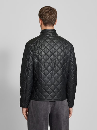 JOOP! Collection Lederjacke mit Stehkragen Modell 'Boys' Black 5