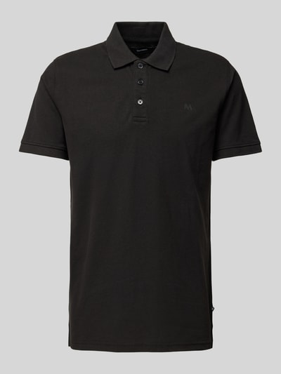 Matinique Poloshirt in melierter Optik Black 2