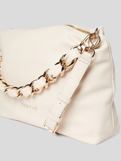 VALENTINO BAGS Handtasche mit Brand-Applikation Ecru 3