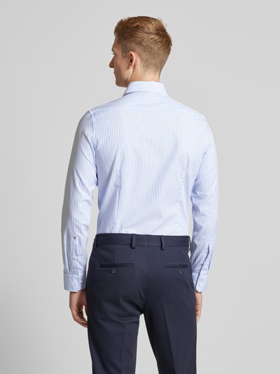 SEIDENSTICKER Slim Fit Business-Hemd mit Knopfleiste Bleu 5