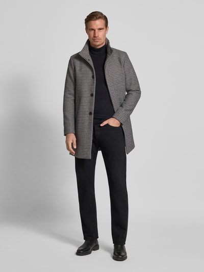 Matinique Slim Fit Mantel mit Woll-Anteil Modell 'HARVEY' Beige 1