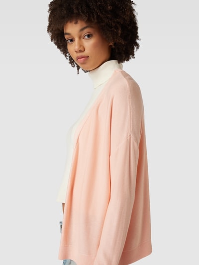 QS Cardigan mit gerippten Abschlüssen Rosa 3