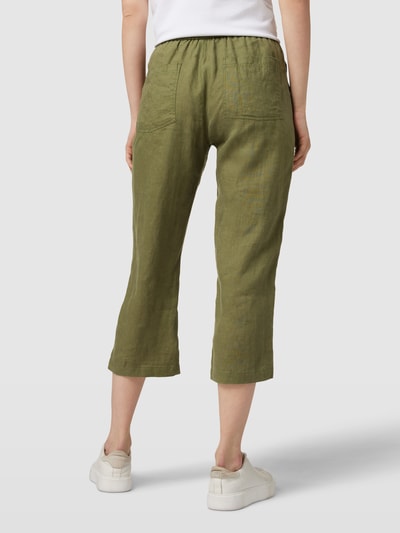 Fynch-Hatton Leinenhose mit seitlichen Eingrifftaschen Khaki 5