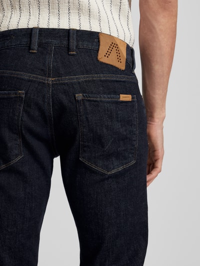 ALBERTO Regular fit jeans in 5-pocketmodel, model 'Pipe' Donkerblauw - 3