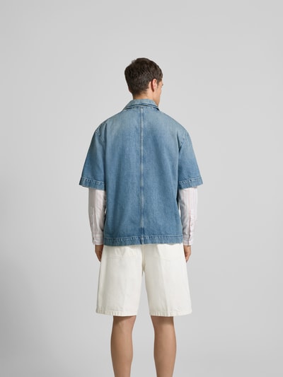 WON HUNDRED Freizeithemd in Denim-Optik Blau 5