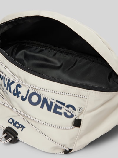 Jack & Jones Bauchtasche mit Label-Print Modell 'JACZITRUS' Beige 5