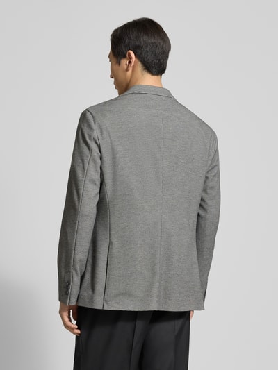 Pierre Cardin Marynarka na 2 guziki o kroju slim fit ze strukturalnym wzorem Antracytowy 5