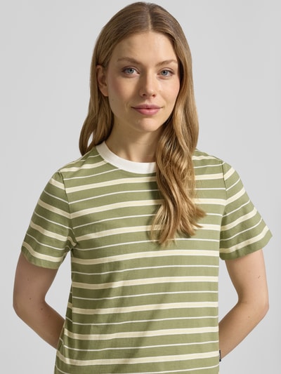 s.Oliver RED LABEL t-shirt o kroju regular fit z czystej bawełny Jasnozielony 3