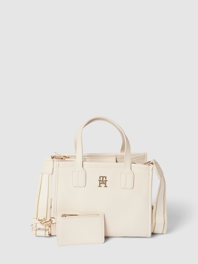 Tommy Hilfiger Handtasche mit Label-Applikation Modell 'CITY' Sand 2