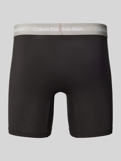 Calvin Klein Underwear Trunks mit Logo-Bund im 3er-Pack Black 3